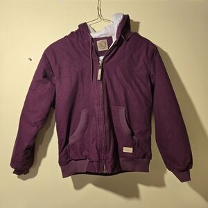 Berne Women's Plum Hooded Jean Jacket